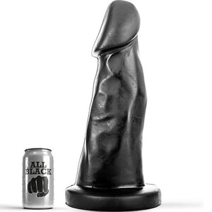 Gode réaliste Gode XL réaliste 27 cm diamètre 9 cm en PVC noir 27.0 cm avec base ventouse plate