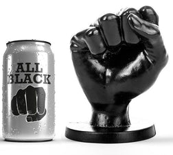 Plug anal plug fisting poing fermé noir 14 cm All Black Toys fisting