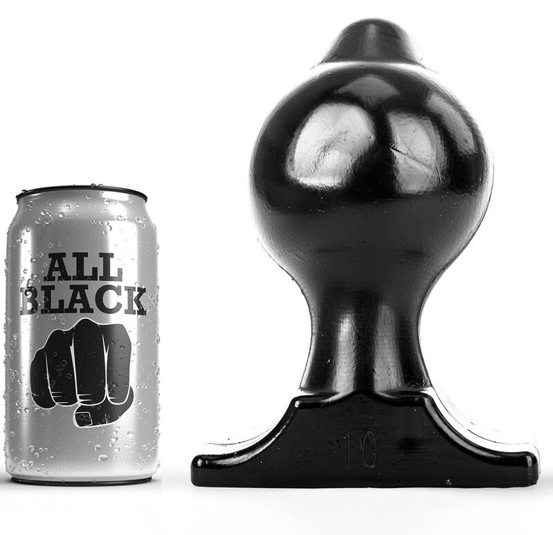 Plug anal Plug boule XL 17,5 cm — Ø 10 cm en PVC 17.5 cm vu de face