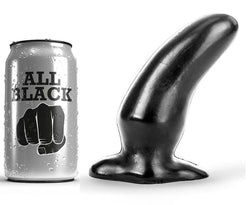 Stimulateur prostate modèle All Black 13 en PVC noir 13.0 cm pour le plaisir intime.