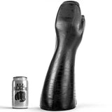 Main + avant-bras fisting taille réelle 39 cm · All Black · Godes XL & Géant