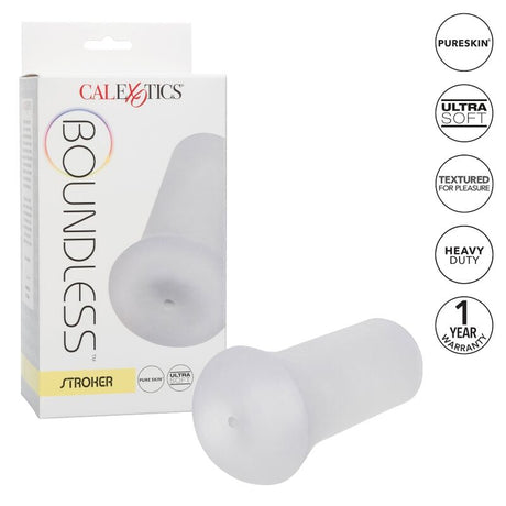 Masturbateur souple transparent ouvert — Sans Limites · Calexotics · Strokers