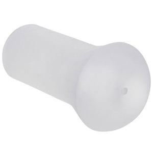 Masturbateur souple transparent ouvert — gros plan