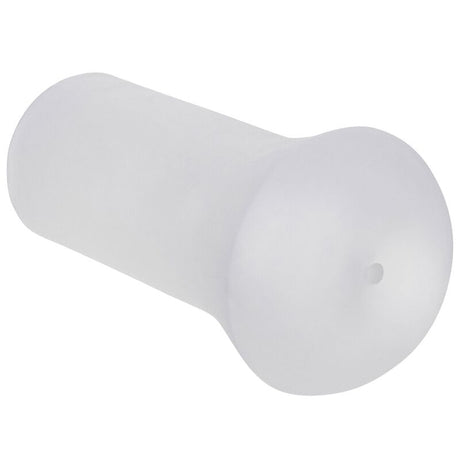 Masturbateur souple transparent ouvert — gros plan