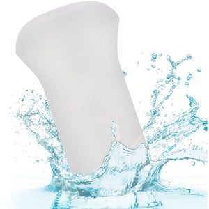 Masturbateur souple transparent ouvert — texture visible