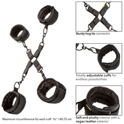 Kit hogtie complet 4 points Boundless nylon doublé peluche — Calexotics — vue 4
