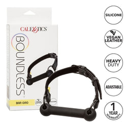 Bâillon barre silicone avec sangle velcro — Boundless Bit Gag — vue 2