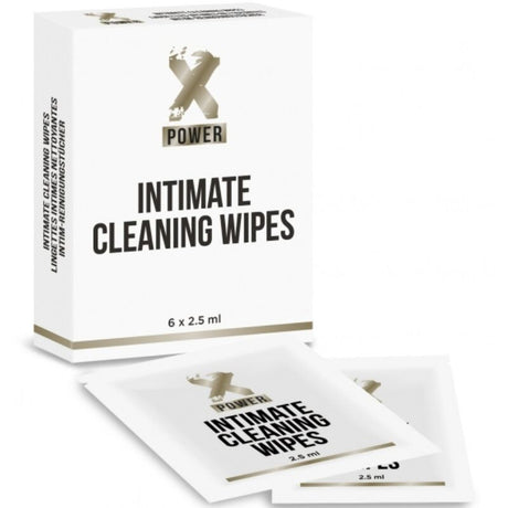 Lingettes nettoyantes intimes 6 sachets — Intimate Cleaning Wipes · Xpower · Hygiène anale