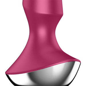 Plug vibrant connecté double moteur Rose — emballage