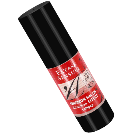 Huile de massage chauffante phéromones arome sucette 30 ml — Feromon · Extase Sensual · Huiles aromatisées