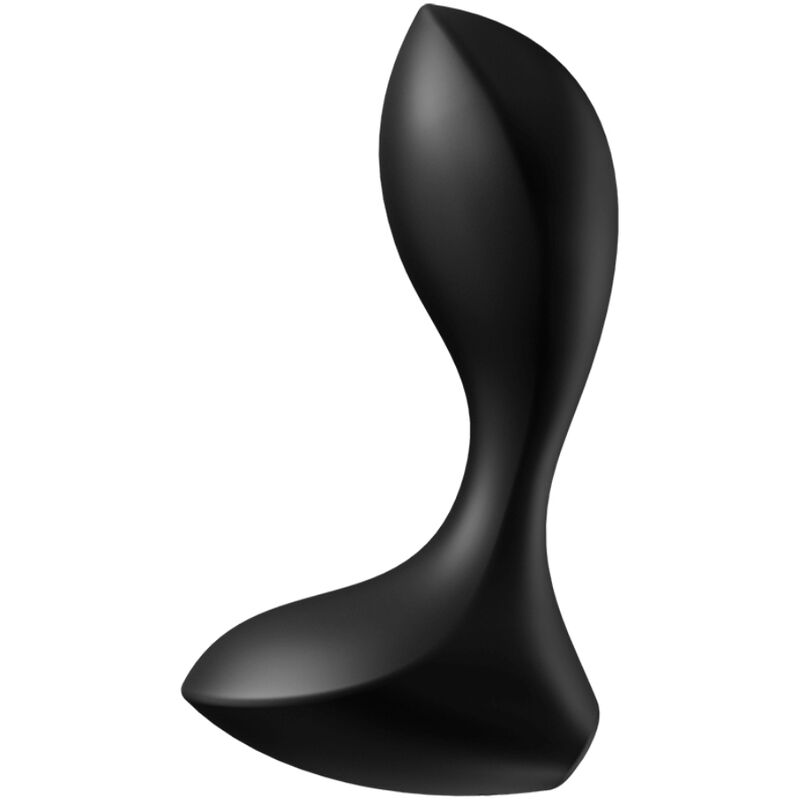 Plug vibrant souple connecté 12 modes noir — emballage