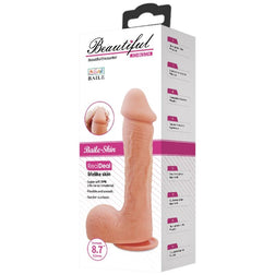 Johnson Skin-Feel Realistic Dildo with Suction Cup, 22.2 cm