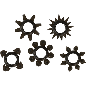 OHMAMA LOT DE 5 ANNEAUX TESTICULES ET PENIS EN SILICONE