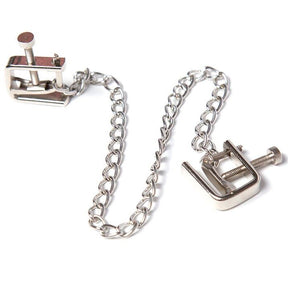 OHMAMA FETISH PINCES VIS EN METAL AVEC CHAINE
