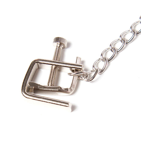 OHMAMA FETISH PINCES VIS EN METAL AVEC CHAINE