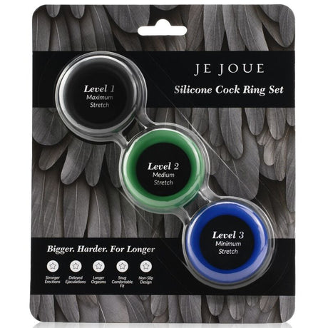JE JOUE ENSEMBLE SILICONE ANNEAUX PENIS SILICONE