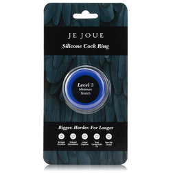 JE JOUE BAGUE SILICONE BLEUE STRANGULATION MINIMUM