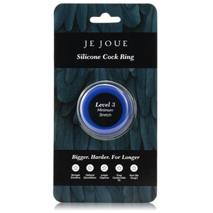 JE JOUE BAGUE SILICONE BLEUE STRANGULATION MINIMUM