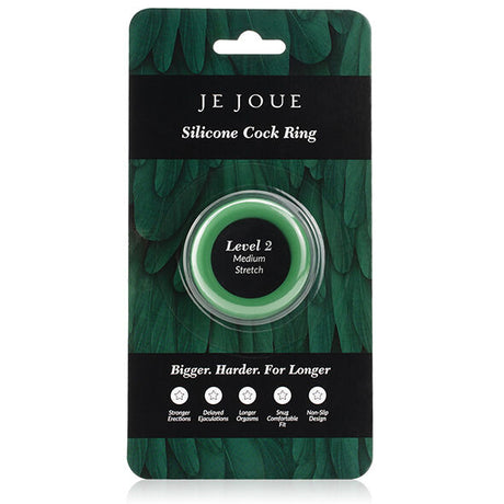 JE JOUE BAGUE SILICONE VERTE CHOKE MOYEN