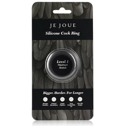 JE JOUE ANNEAU PENIAL EN SILICONE MAXIMUM STRETCH NOIR