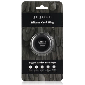 JE JOUE ANNEAU PENIAL EN SILICONE EXTENSION MAXIMALE NOIR