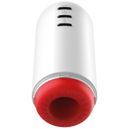 Corps blanc du masturbateur automatique avec boutons de commande