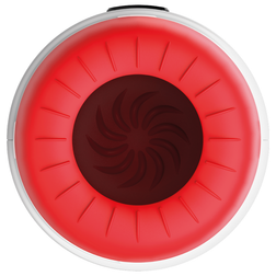 Gaine interne texturée en silicone rouge pour masturbateur