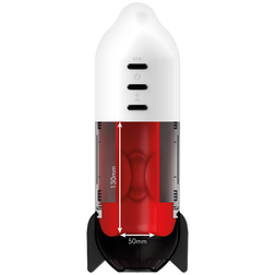 Schéma technique du masturbateur automatique Rocket avec dimensions