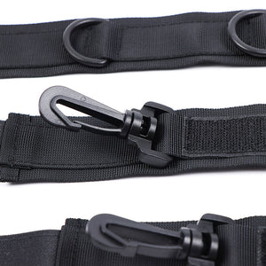 OHMAMA FETISH MENOTTES ET COLLIER EN NYLON