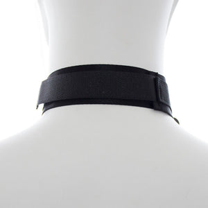 OHMAMA FETISH MENOTTES ET COLLIER EN NYLON