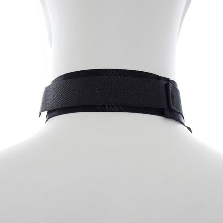 OHMAMA FETISH MENOTTES ET COLLIER EN NYLON