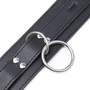 OHMAMA FETISH COLLIER DE SOUMISSION AVEC 3 ANNEAUX