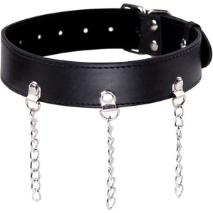 OHMAMA FETISH COLLIER FETICHE AVEC ANNEAUX