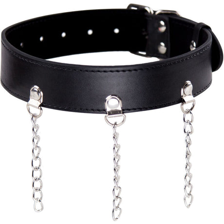 OHMAMA FETISH COLLIER FETICHE AVEC ANNEAUX