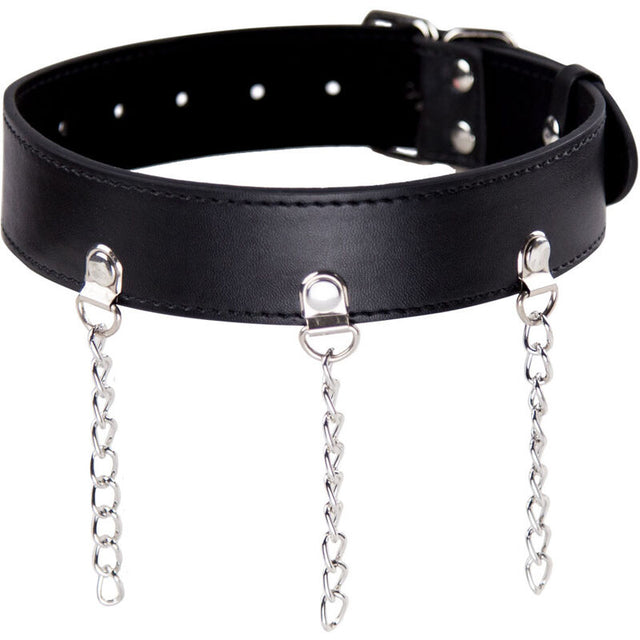 OHMAMA FETISH COLLIER FETICHE AVEC ANNEAUX
