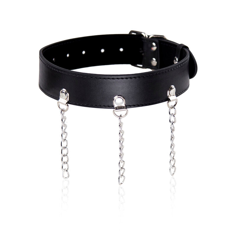 OHMAMA FETISH COLLIER FETICHE AVEC ANNEAUX