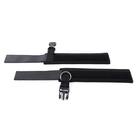 OHMAMA FETISH NEOPRENE ATTACHES POIGNETS ATTACHES ET BOUCLES