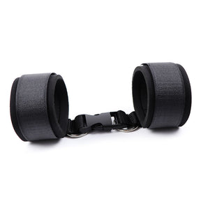 OHMAMA FETISH NEOPRENE ATTACHES POIGNETS ATTACHES ET BOUCLES
