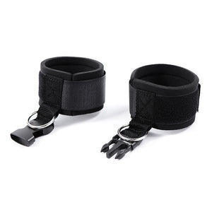 OHMAMA FETISH NEOPRENE ATTACHES POIGNETS ATTACHES ET BOUCLES