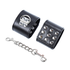 OHMAMA FETISH RETENUES POIGNETS SNAP FASTEN METAL