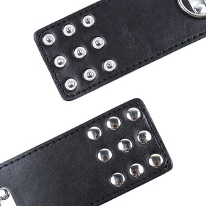 OHMAMA FETISH RETENUES POIGNETS SNAP FASTEN METAL