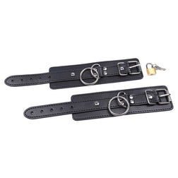 OHMAMA FETISH O RING RETENUES DE POIGNET VERROUILLEES