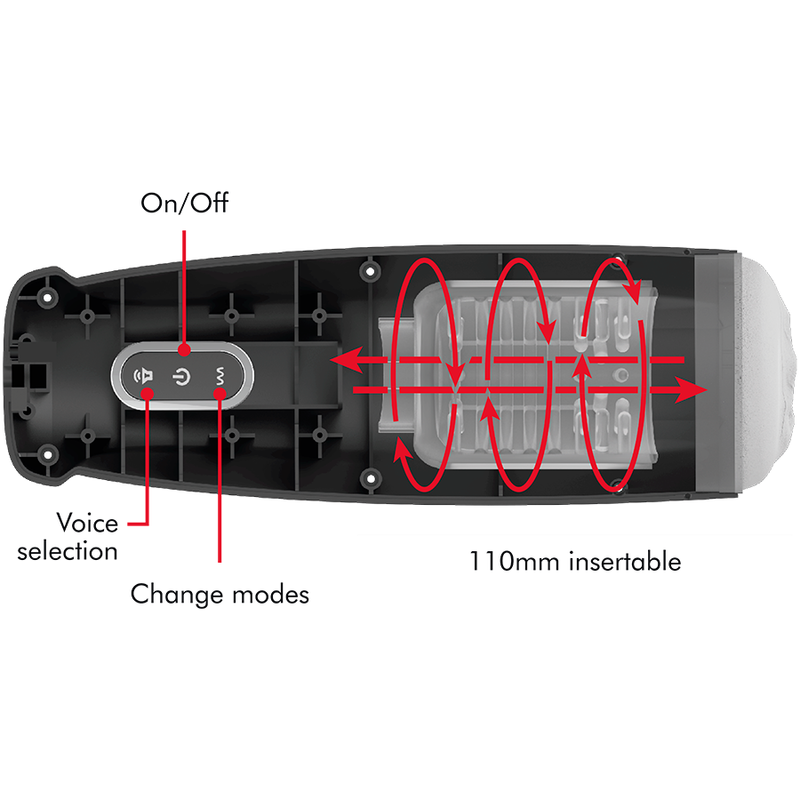 JAMYJOB TORNADO 360 ROTATION TECH STROKER