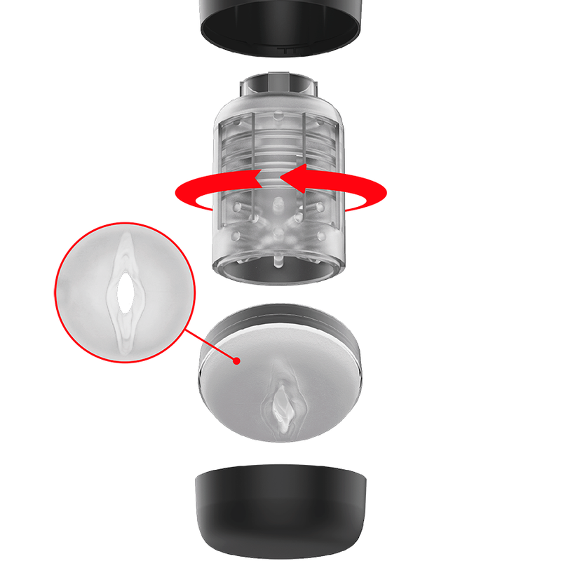 JAMYJOB TORNADO 360 ROTATION TECH STROKER