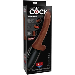 Gode réaliste Triple Menace - vue produit de profil