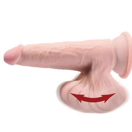 KING COCK BALLES GODE 3D PLUS 245 CM PEAU CLAIRE