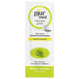Lubrifiant Pjur Med Vegan Glide base eau — sachet 2 ml · Pjur · Lubrifiants Mono-doses
