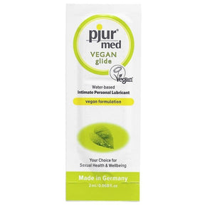 Lubrifiant Pjur Med Vegan Glide base eau — sachet 2 ml · Pjur · Lubrifiants Mono-doses