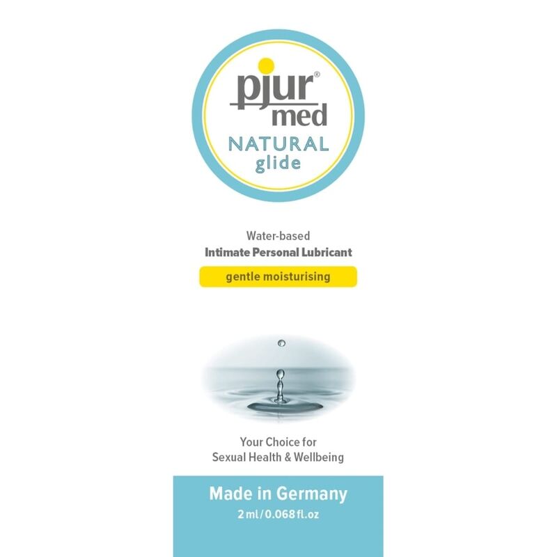Lubrifiant Pjur Med Natural Glide base eau — sachet 2 ml · Pjur · Lubrifiants Mono-doses