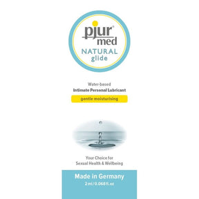 Lubrifiant Pjur Med Natural Glide base eau — sachet 2 ml · Pjur · Lubrifiants Mono-doses
